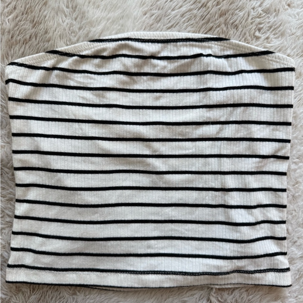 A&E Soft Sexy Striped Tube Top